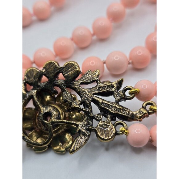 Heidi Daus Pink and Gold Necklace - Picture 3 of 6